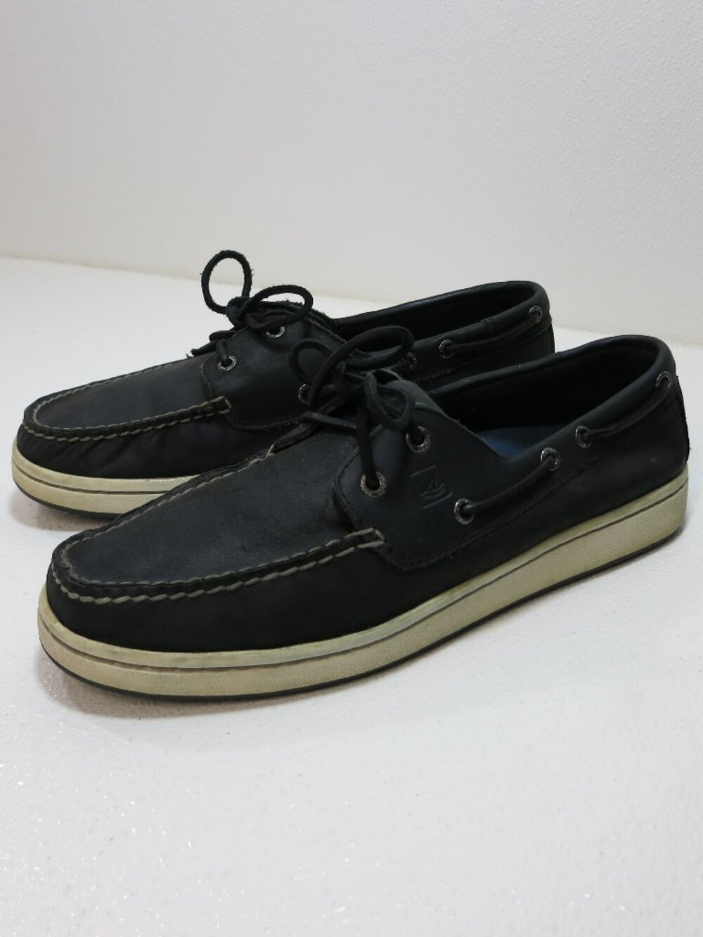 Sperry Top-Sider Drak Gray Nubuck Leather Men's Footwear Casual Deck Shoes 11 M
